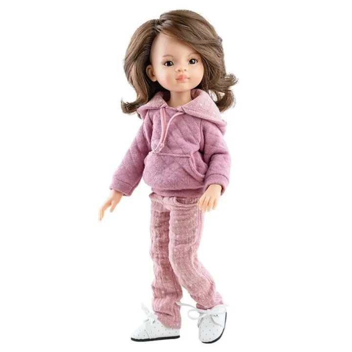 Poupée Paola Reina 32 cm - Las Amigas Articulée - Liu avec tenue rose