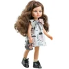 Poupée Paola Reina 32 cm - Las Amigas - Carol avec robe imprimée et sac lapin