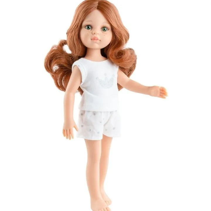 Poupée Paola Reina 32 cm - Las Amigas - Cristi Pyjama avec des cheveux ondulés