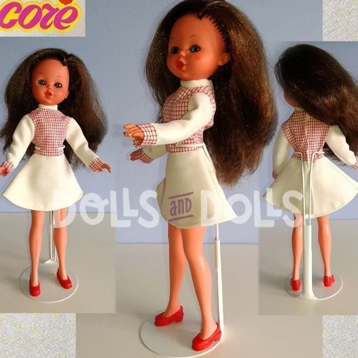 Support de poupée en métal 2275 en noir pour type Barbie
