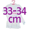 Tenue de poupée Antonio Juan 33-34 cm - Pyjama à pois bleu avec bonnet