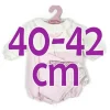 Tenue de poupée Antonio Juan 40-42 cm - Barboteuse, veste et capuche rose