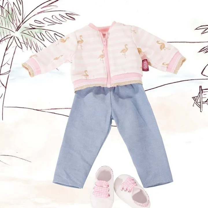 Tenue de poupée Götz 45-50 cm - Combo Golden Flamingo