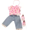Tenue de poupée Götz 45-50 cm - Combo Marguerites