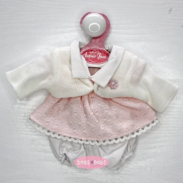 Tenue pour poupée Antonio Juan 26-27 cm - Robe rose avec veste blanche