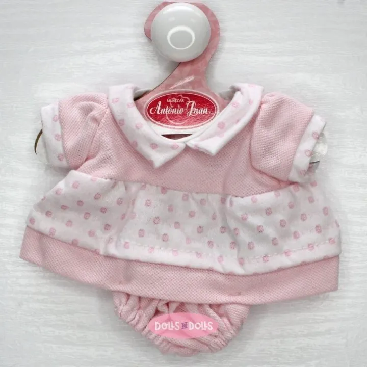 Tenue pour poupée Antonio Juan 26-27 cm - Robe rose à pois