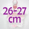Tenue pour poupée Antonio Juan 26-27 cm - Robe rose rayée avec veste blanche