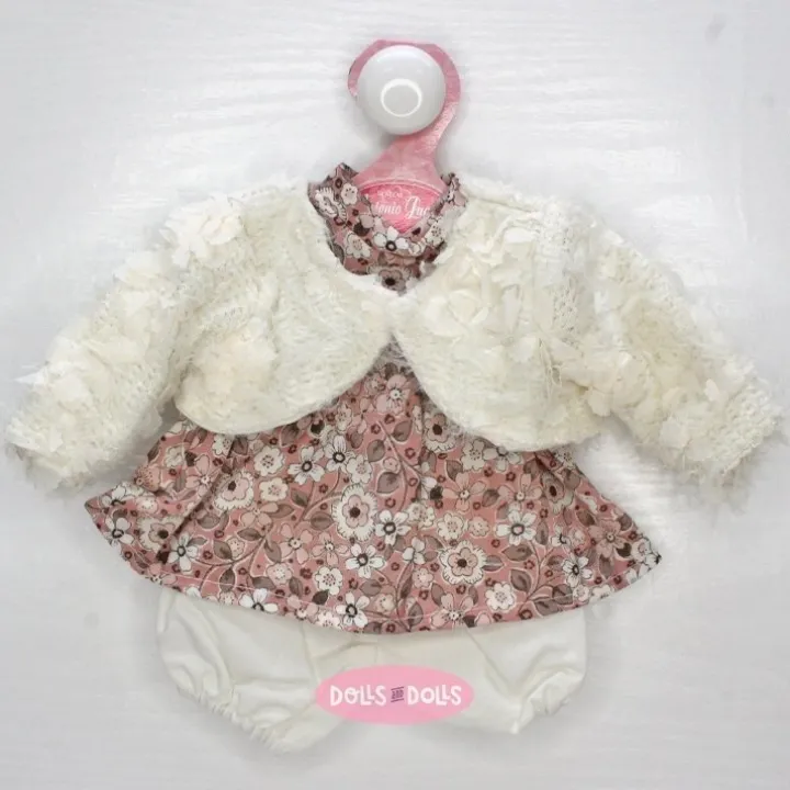 Tenue pour poupée Antonio Juan 33-34 cm - Robe fleurie avec veste