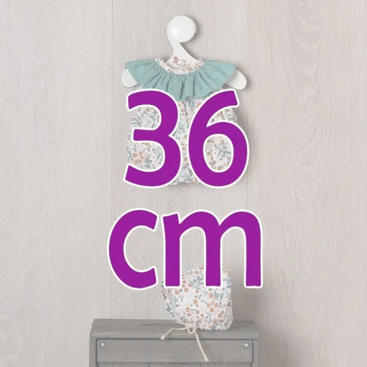 Tenue pour poupée Así 36 cm - Ensemble Collection Aqua pour poupée Alex