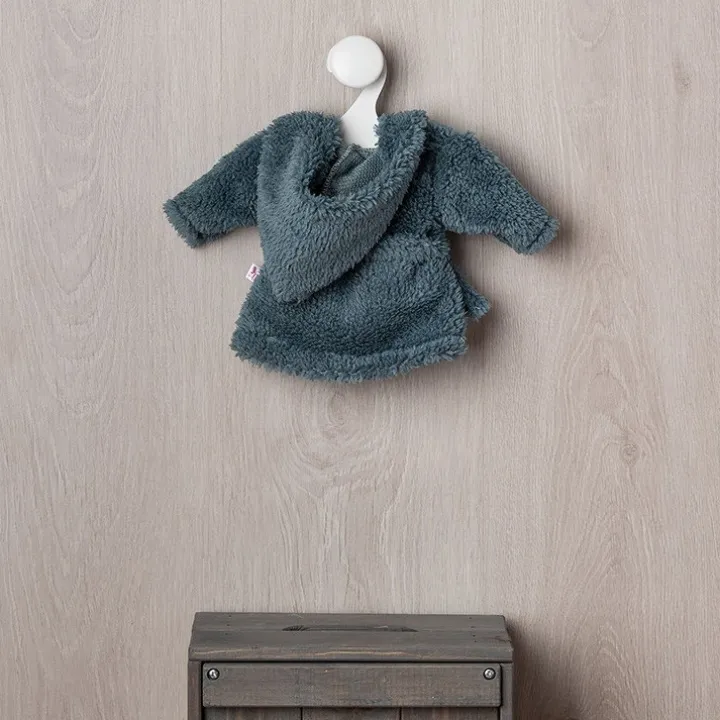 Tenue pour poupée Así 36 cm - Peignoir bleu avec sous-vêtements blancs pour poupée Alex