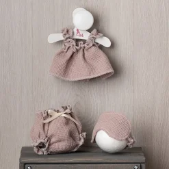 Tenue pour poupée Así 36 cm - Pyjama sans bretelles avec masque pour les yeux de la collection Nude pour poupée Alex