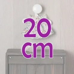 Tenue pour poupée Así 20 cm - Robe en branches bleues avec tulle beige pour poupée Bomboncín
