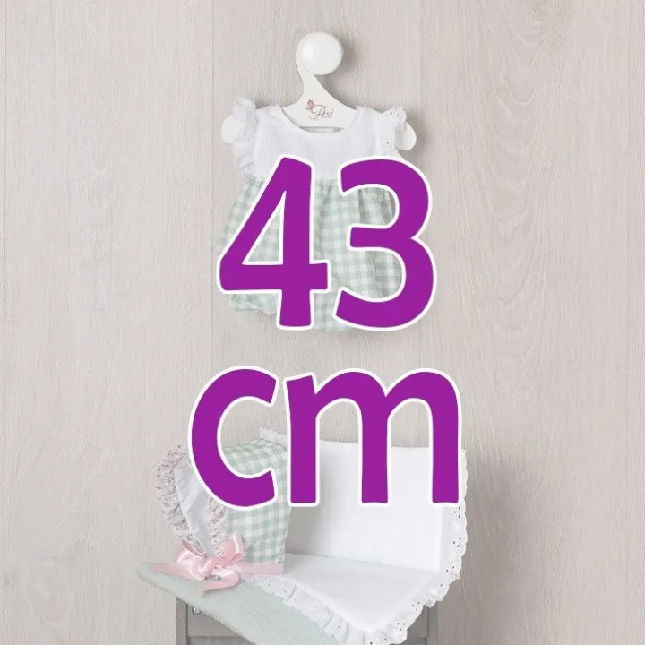 Tenue pour poupée Así 43 cm - Salopette Cloe Collection pour poupée Pablo