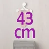 Tenue pour poupée Así 43 cm - Sous-vêtements en maille rose pour poupées María et Pablo