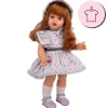 Tenue pour poupée Mariquita Pérez 50 cm - Robe à imprimé floral lilas
