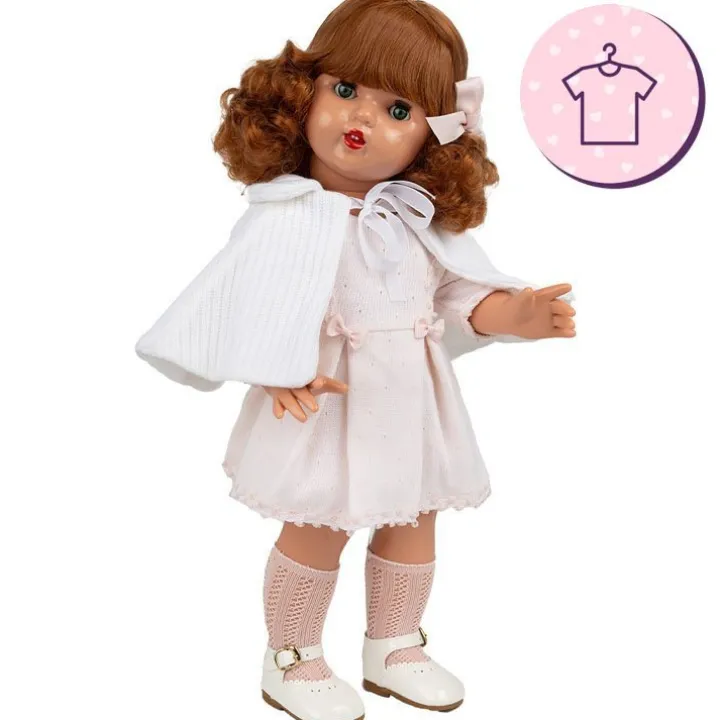 Tenue pour poupée Mariquita Pérez 50 cm - Robe en couches et en tricot