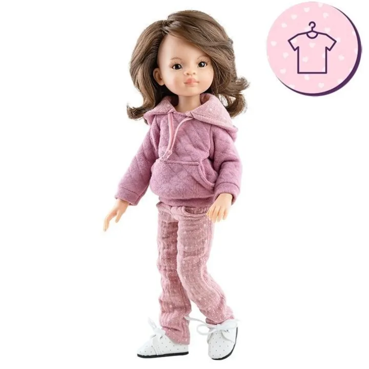 Tenue pour poupée Paola Reina 32 cm - Las Amigas - Tenue Liu rose