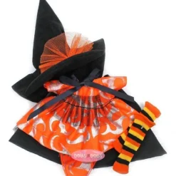Vêtements pour poupées Nines d'Onil 23 cm - Little Mia - Costume de sorcière orange